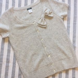 [J.Crew] Valerie Bow Cardigan